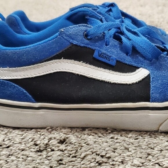 Vans Blue Suede Filmore Sneakers Mens size 7, Womens sz 9 - Picture 11 of 12